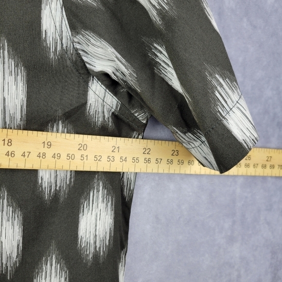 Levi's‎ Shirt Mens Medium Black Relaxed Fit Lightweight Button Up Short Sleeve M - Picture 8 of 13